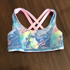 Ivivva girls reversible sports bra size 6